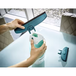 Leifheit 51000 laveur de vitres électriques Turquoise, Blanc