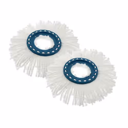 Leifheit 52094, Tête de serpillère, Vert, Blanc, Microfibre, Polyester, 2 pièce(s), 500 g