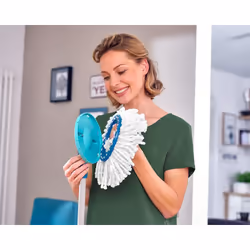 Leifheit 52094 accessoire pour éponger Tête de serpillère Vert, Blanc