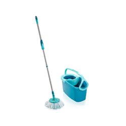 Leifheit Clean Twist Mop Ergo mobile seau et système de lavage Réservoir unique Bleu