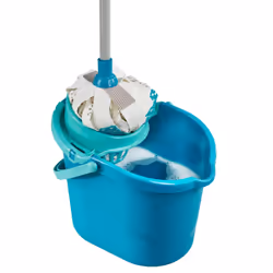 Leifheit 52110 seau et système de lavage Double réservoir Bleu