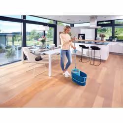 Leifheit 52120 seau et système de lavage Réservoir unique Bleu, Vert - Vue supplémentaire 8