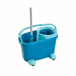 Leifheit 52121 balai à franges et balai-éponge Humide Microfibre Bleu, Vert