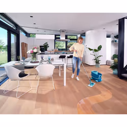 Leifheit 52121 balai à franges et balai-éponge Humide Microfibre Bleu, Vert - Vue supplémentaire 5