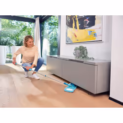 Leifheit Clean Twist M Ergo Mop cover Bleu - Vue supplémentaire 4