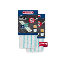 Housse micro duo Leifheit 55153 serpillières de rechange en microfibres pour balai serpillière Profi XL tous sols lot de 2