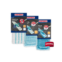 Housse micro duo static plus super soft Leifheit 55160 serpillères de rechange balai serpillière Profi XL 3 housses différentes