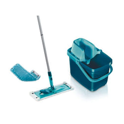 Set de nettoyage sol Leifheit Combi M 55379 balai serpillère seau essoreur 12 L livré avec une housse micro duo et static plus