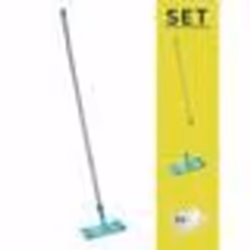 Balai dépoussiérant avec lingettes Clean & Away 56666 Leifheit - Nettoyage à sec avec lingettes dépoussiérantes attrape pouss ...