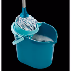 Leifheit 56792 seau et système de lavage Réservoir unique Turquoise, Blanc - Vue supplémentaire 10