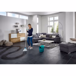 Leifheit 56792 seau et système de lavage Réservoir unique Turquoise, Blanc - Vue supplémentaire 13