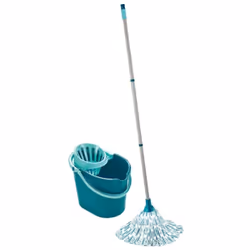 Leifheit 56796 Classic Mop set Des sols d'une propreté éclatante avec un seul chiffon : le Classic Mop de Leifheit est doté d ...
