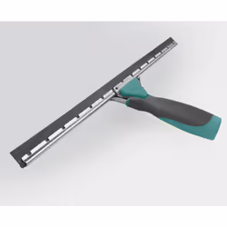 Leifheit 59115 outil pour nettoyage des carreaux 45 cm Noir, Acier inoxydable, Turquoise