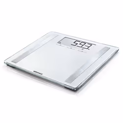 Soehnle Shape Sense Control 200, Pèse-personne électronique, 180 kg, 100 g, Blanc, kg, lb, ST, Carré