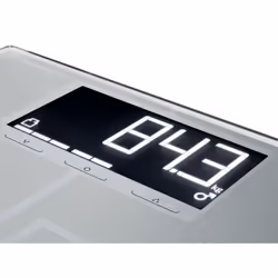Soehnle Shape Sense Profi 300 Rectangle Gris, Transparent Pèse-personne électronique