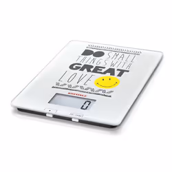 Soehnle Do Small Things, Balance de ménage électronique, 5 kg, 1 g, Multicolore, Verre, Plastique, Verre