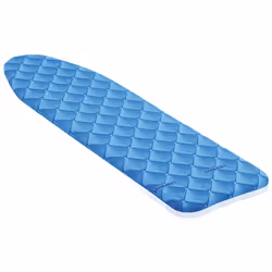 Leifheit 71602, Couche supérieure de housse de planche à repasser, Coton, Polyester, Polyuréthane, Bleu, Monochromatique, 140 ...