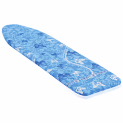 Leifheit 71606 housse de table de repassage Couche supérieure de housse de planche à repasser Coton, Polyester, Polyuréthane Bleu