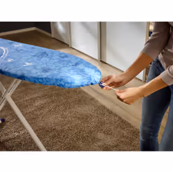 Leifheit 71606 housse de table de repassage Couche supérieure de housse de planche à repasser Coton, Polyester, Polyuréthane Bleu - Vue supplémentaire 4