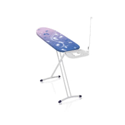 Leifheit 72592 Table à Repasser, Plastique, Rouge, 48 x 9,5 x 163,5 cm