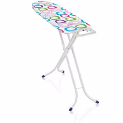 Leifheit 72610, Planche à repasser Full-size, Multicolore, Image, Motif symétrique, Bleu, Vert, Rose, Blanc, Jaune, 1200 x 38 ...