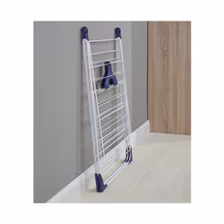 Leifheit Roma 200 Séchoir à Linge Sur Pieds Pliable Bleu Blanc - Vue supplémentaire 5