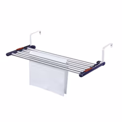 Leifheit Quartett Duo Rangement mural Noir, Acier inoxydable