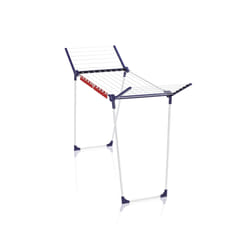 Leifheit Pegasus 150 Séchoir à linge avec ailes repliables Bleu, Blanc