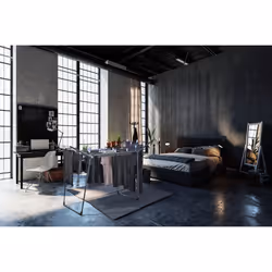Leifheit Pegasus 180 Solid Black Séchoir sur pieds Noir - Vue supplémentaire 5