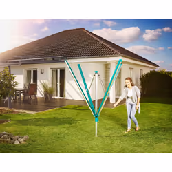 Leifheit Linomatic 500 Deluxe Vert, Blanc