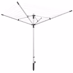 Leifheit LinoLift 500, Séchoir parapluie, Noir, Argent, 1800 mm, 1 pièce(s)