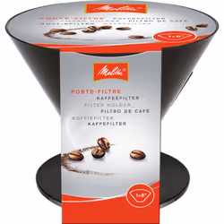 Melitta Filtre à café 1x6, Noir, 170 g