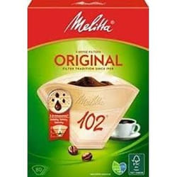 Melitta 102 80 pièce(s) Marron Panier Filtre à café jetable