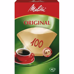 Melitta 12603.3, Filtre à café jetable, Papier, Marron, CE, 40 pièce(s)