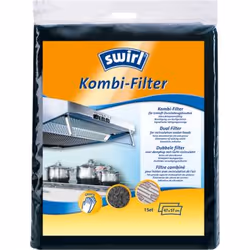 Swirl Kombi-Filter, Filtre de hotte, Noir, 570 mm, 470 mm, 1 pièce(s)