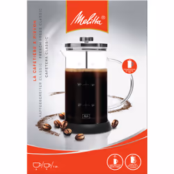 Melitta Cafetière à piston Classic 8t