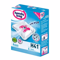 Handy Bag H41, Aspirateur réservoir cylindrique, Sac à poussière, Blanc, Hoover, Boîte, 4 pièce(s)