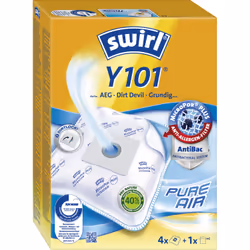 Swirl Sac Aspirateur Y101 MP, Sac à poussière, Blanc, 166 mm, 72 mm, 231 mm, 235 g