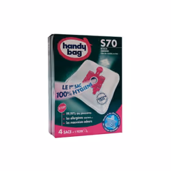 Sac aspirateur handy bag non tissé x4 bosch s70 CARACTERISTIQUESFiche produit constructeur / fournisseur : https://static.fin ...