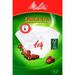 Melitta Original 1х4/40, Cône, Filtre à café jetable, 40 pièce(s)