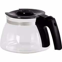 Melitta 6603038, Carafe, Enjoy Glas: Type 100201, 1017-02, Noir, Acier inoxydable, Transparent, Verre, 1 pièce(s)