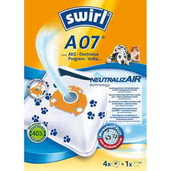 Swirl A 07 NeutralizAir Aspirateur réservoir cylindrique Sac à poussière