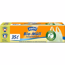 Swirl 4006508206940, 35 L, Vert, Polyéthylène, 540 mm, 700 mm, 6 pièce(s)