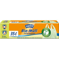 Swirl 4006508206940 sac poubelle 35 L Vert 6 pièce(s)
