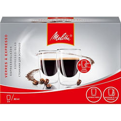 Melitta 212897 verre à café Translucide 2 pièce(s) 80 ml