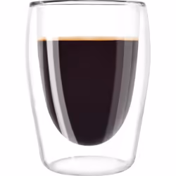 MELITTA Lot de 2 verres en borosilicate pour cafe long 200 ml transparent