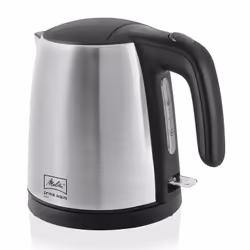 Melitta Prime Aqua mini 1018-01, 1 L, 2200 W, Argent, Acier inoxydable, Indicateur de niveau d'eau, Sans fil