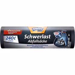 Swirl 4006508215751, 240 L, 35 kg, Noir, Polyéthylène, 1000 mm, 1250 mm