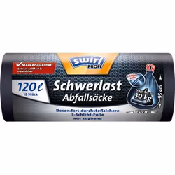 Swirl 4006508215775, 120 L, 30 kg, Noir, Polyéthylène, 750 mm, 950 mm