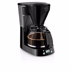 Melitta Easy Timer Noir 1010-14, Machine à café filtre, 1,25 L, Café moulu, 1050 W, Noir